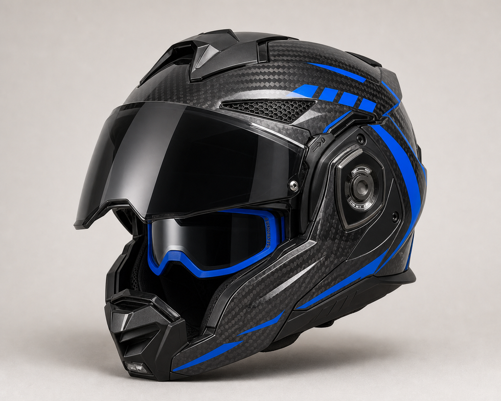 ADVANT X Carbon Adventure Helmet-DOT & ECE safety certified