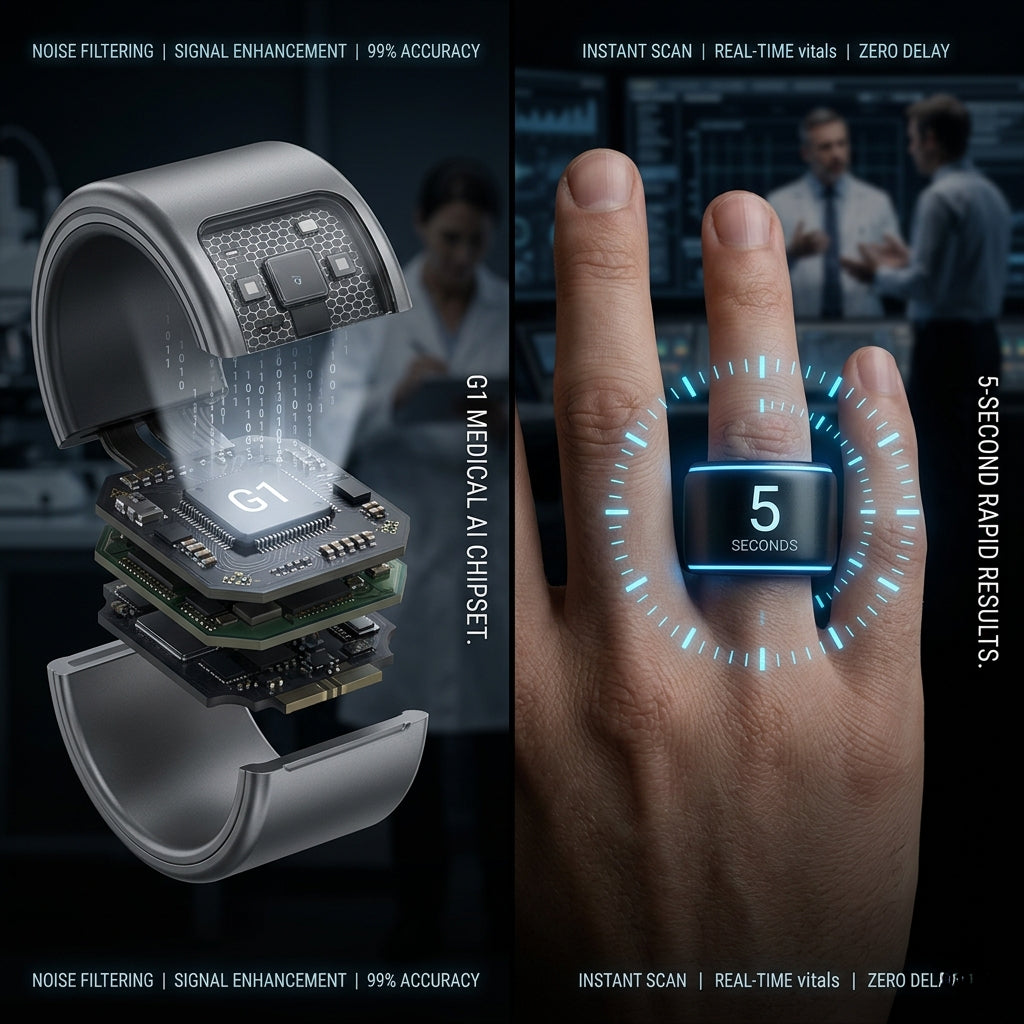 🎉 83% OFF Launch Offer🔥AuraNova™ G1 Non-Invasive Smart Ring（Mayo Clinic Recommended）
