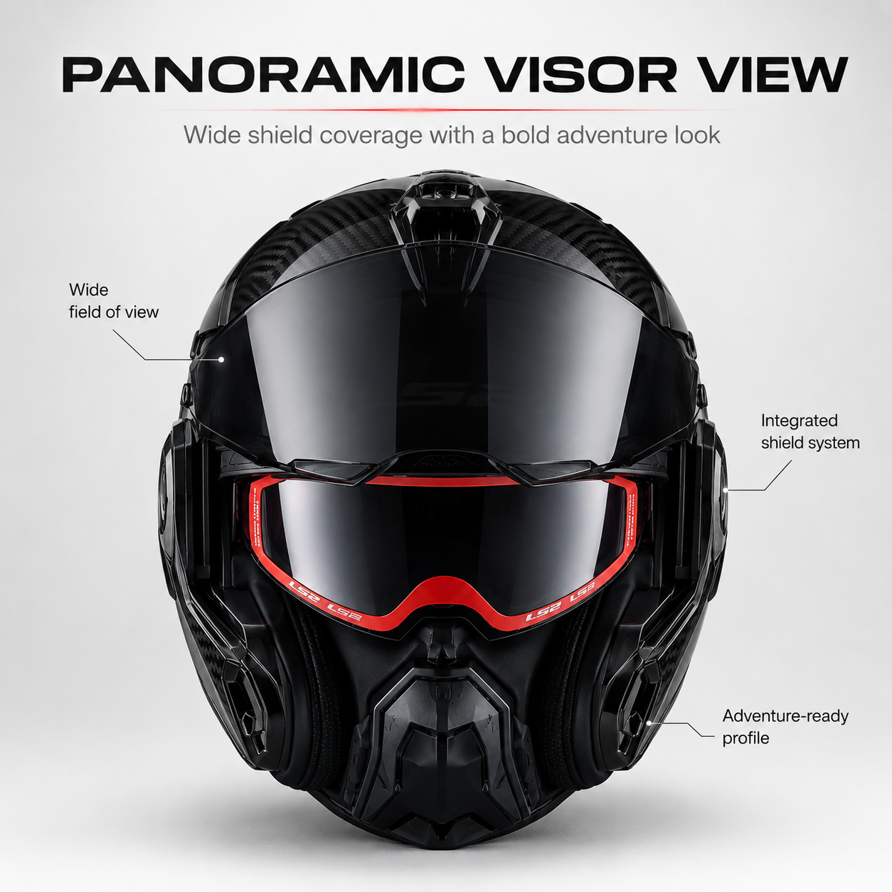 ADVANT X Carbon Adventure Helmet-DOT & ECE safety certified